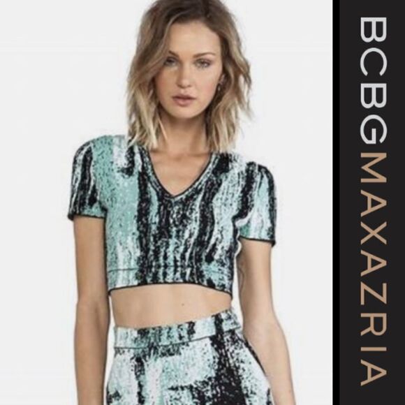 BCBGMaxAzria Abia Cropped Sweater - Picture 1 of 7